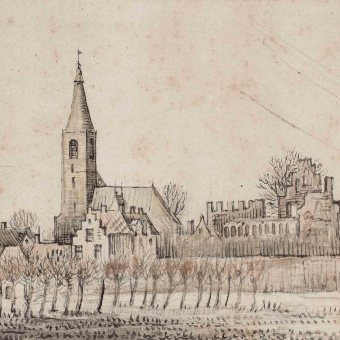 Dutch School — Вид на Рейнсбург