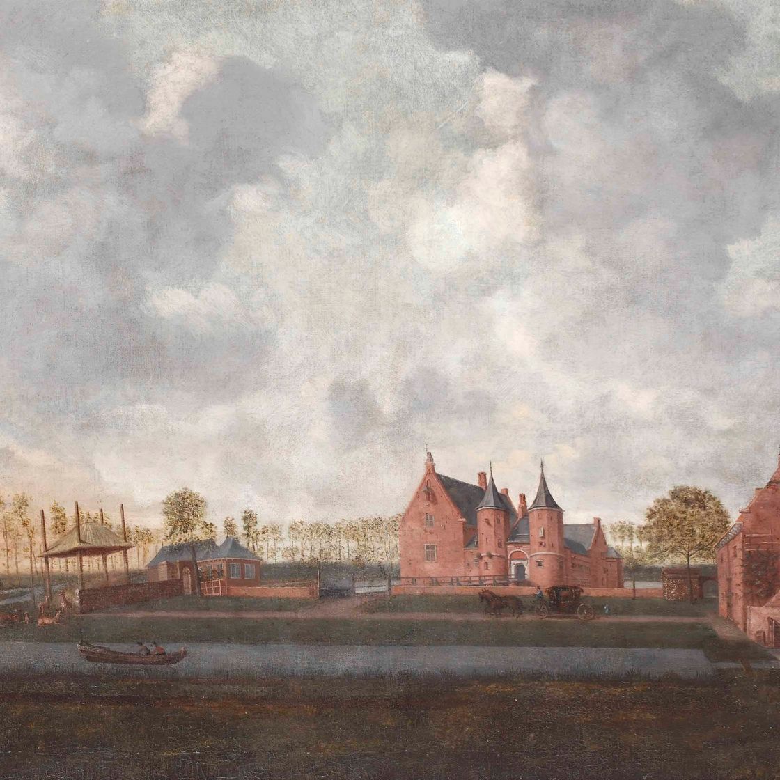 Dutch School — Вид на замок Попкенсбург, Синт-Лоуренс, Вальхерен