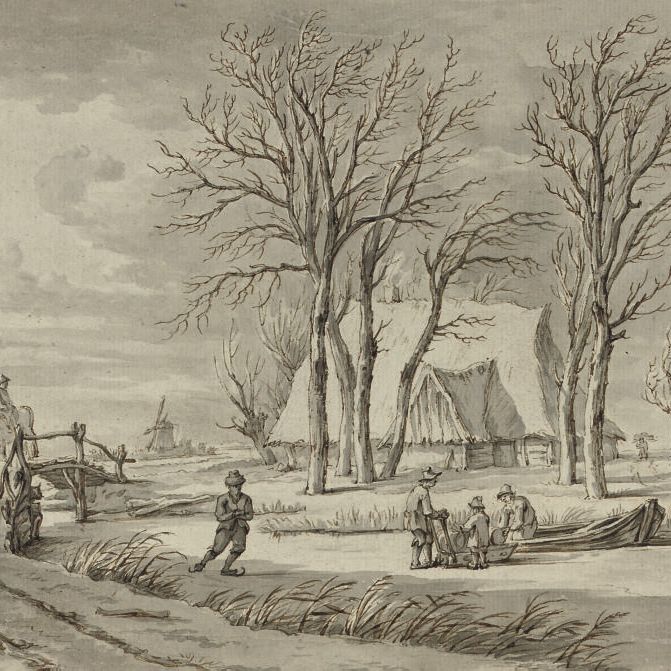 Dutch School — На льду