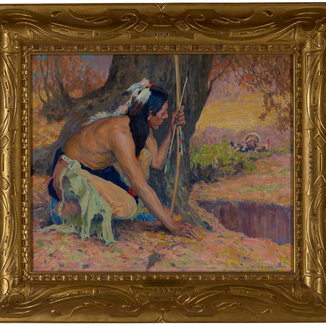 Eanger Irving Couse — Охотник на индеек, изображение 2