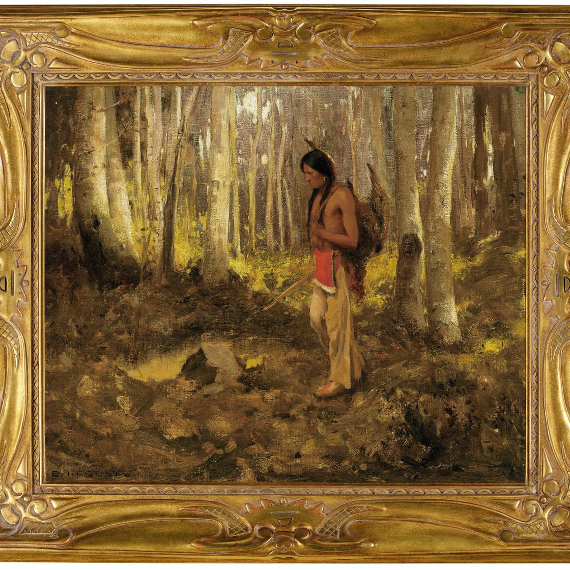 Eanger Irving Couse — Охотник на индеек, изображение 2