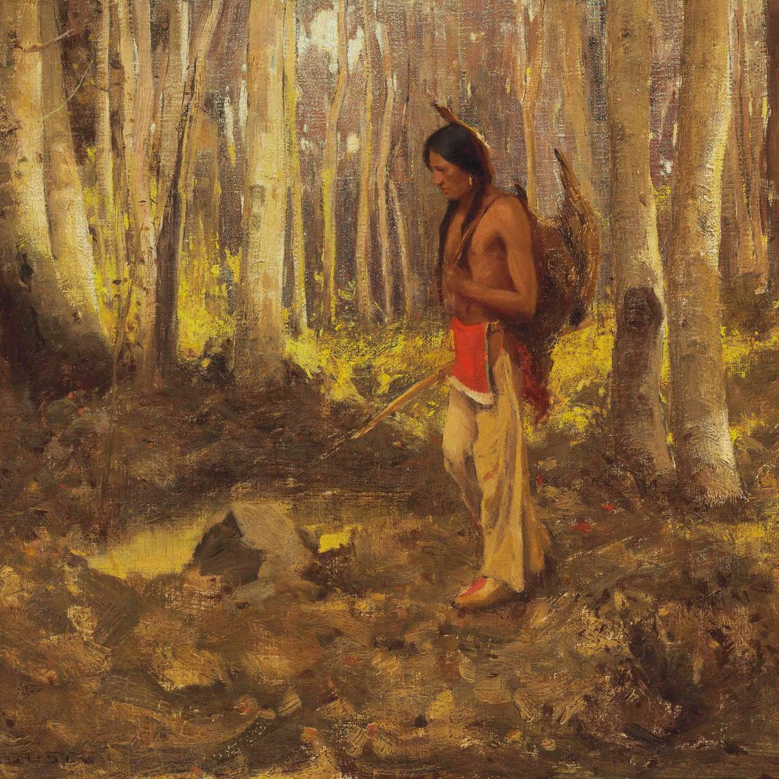 Eanger Irving Couse — Одинокий охотник