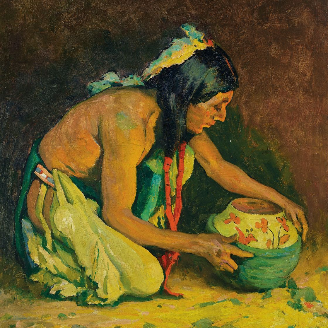 Eanger Irving Couse — Гончар