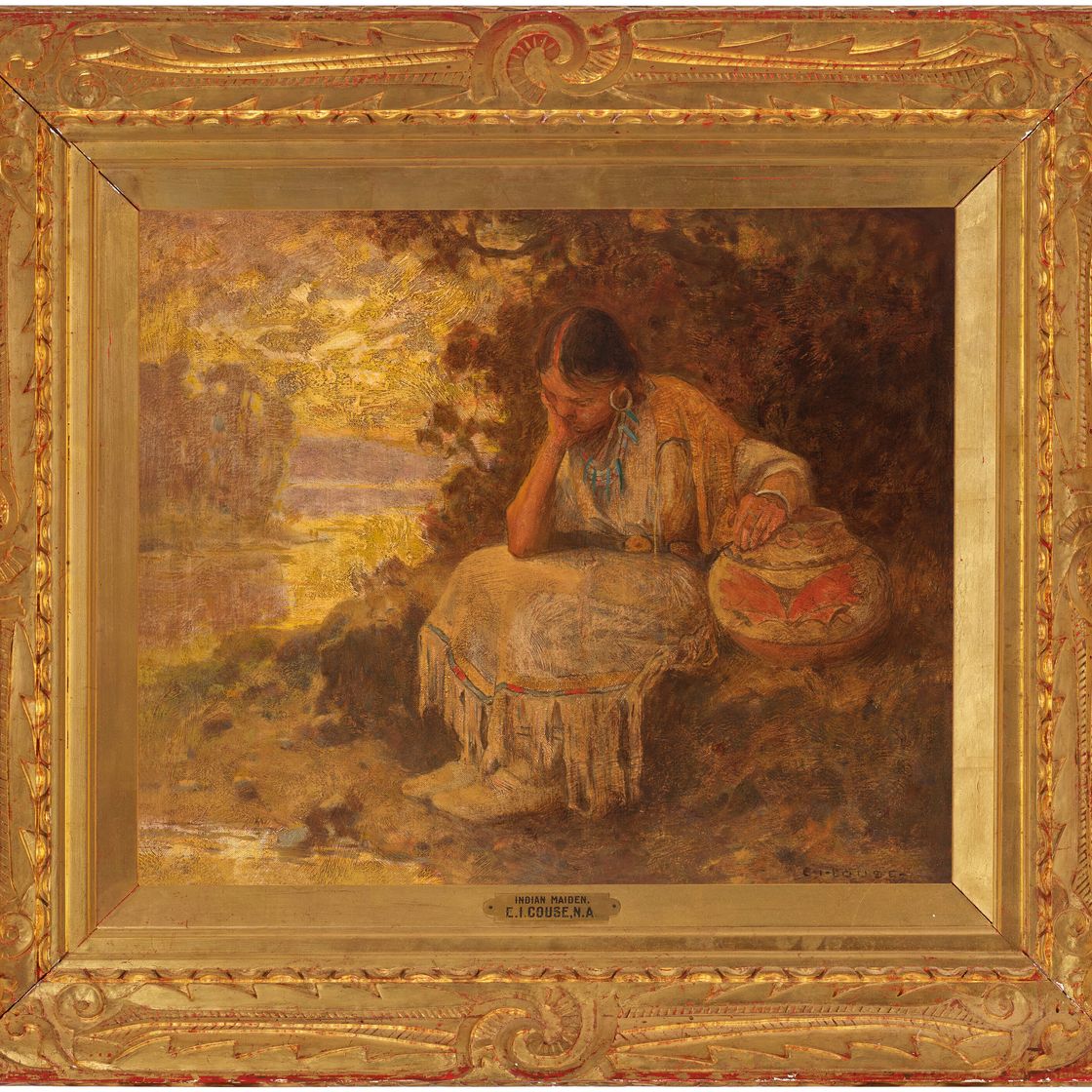 Eanger Irving Couse — Индийская девушка, изображение 2