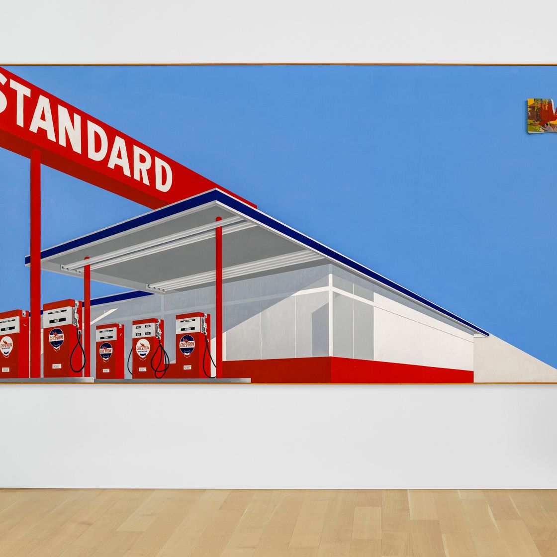 Ed Ruscha — Стандартная станция, Десятицентовый Вестерн Разрывается пополам, изображение 3
