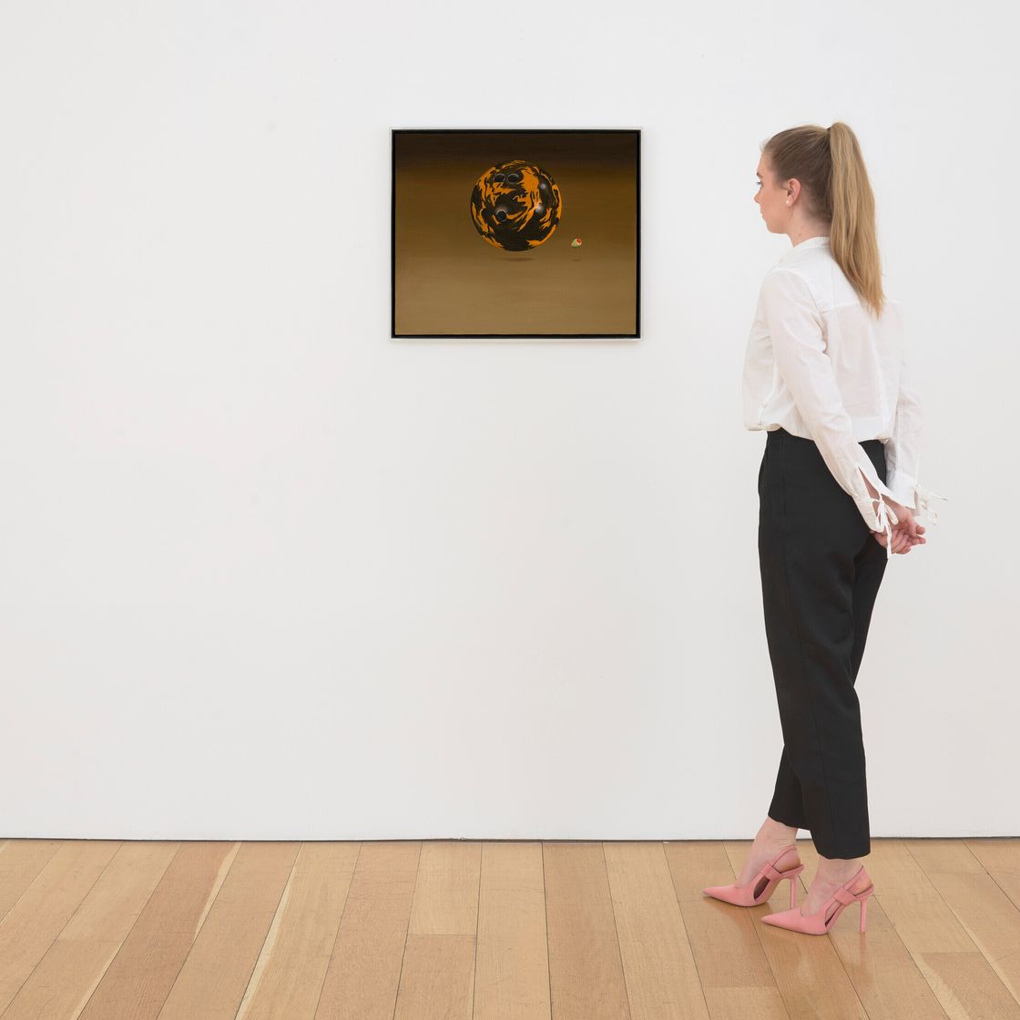 Ed Ruscha — Шар для боулинга, оливковый, изображение 4