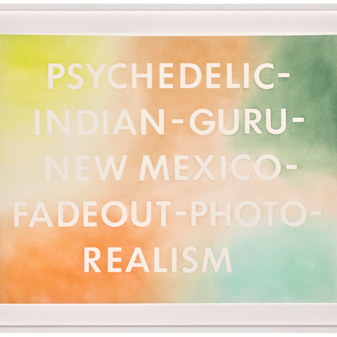 Ed Ruscha — Психоделический-Индийский-Гуру-Нью-Мексико-Затухание-Фотореализм, изображение 2