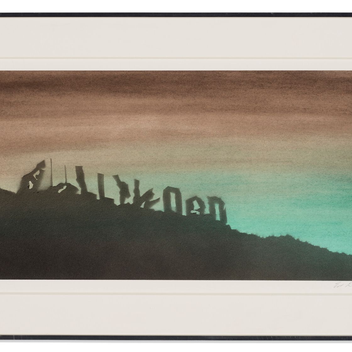 Ed Ruscha — Ухудшившийся знак, изображение 2
