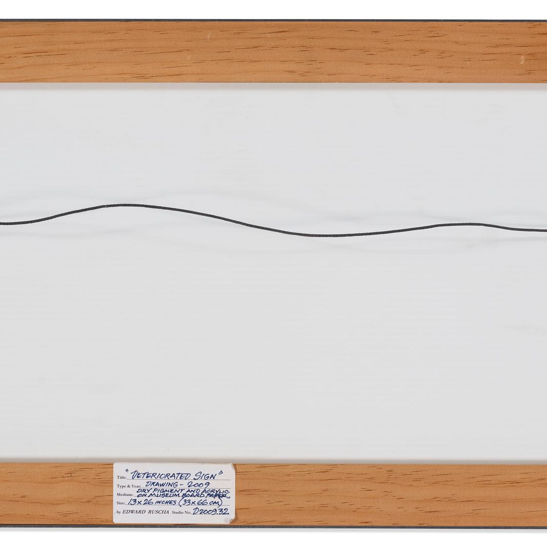 Ed Ruscha — Ухудшившийся знак, изображение 3