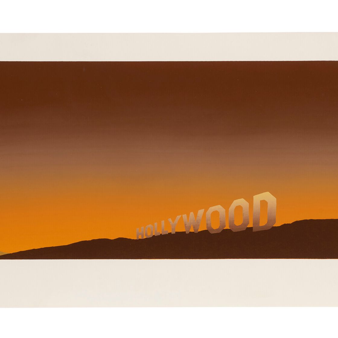 Ed Ruscha — Голливуд, изображение 1