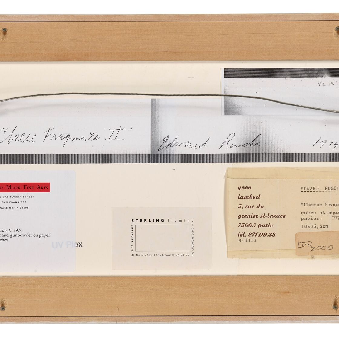 Ed Ruscha — Фрагменты сыра II, изображение 3