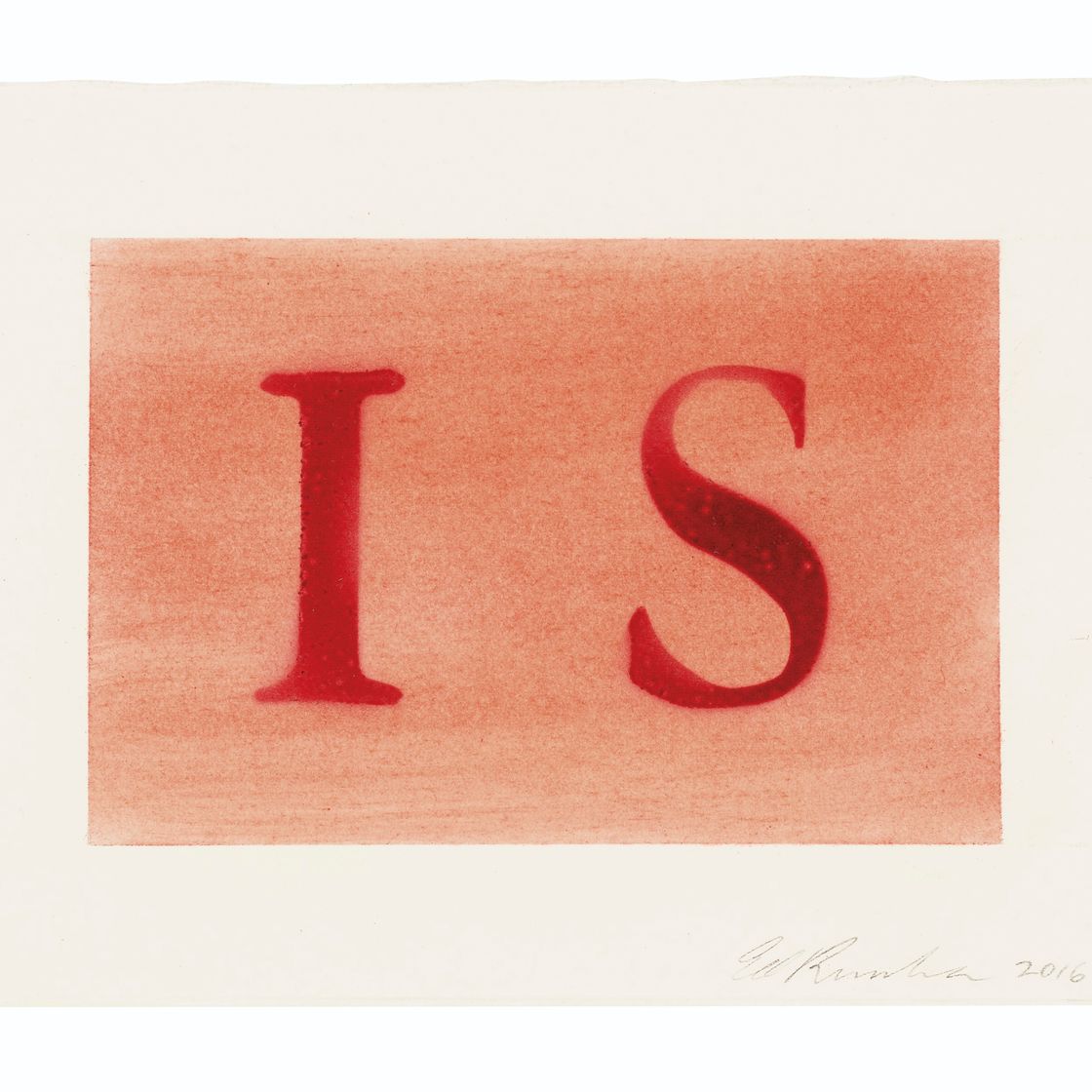 Ed Ruscha — ЕСТЬ (#2), изображение 1