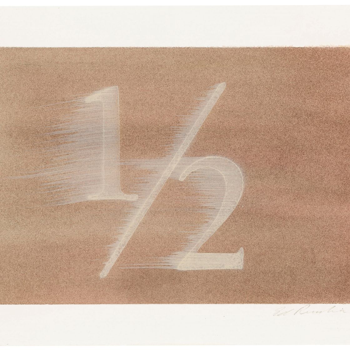 Ed Ruscha — Одна половина