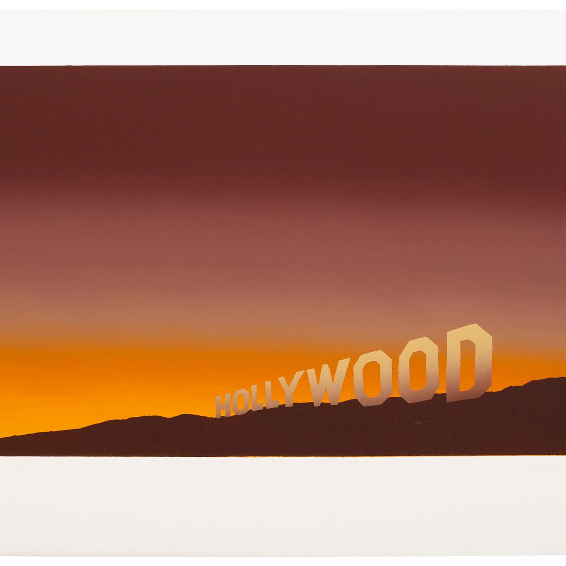 Ed Ruscha — Голливуд, изображение 1