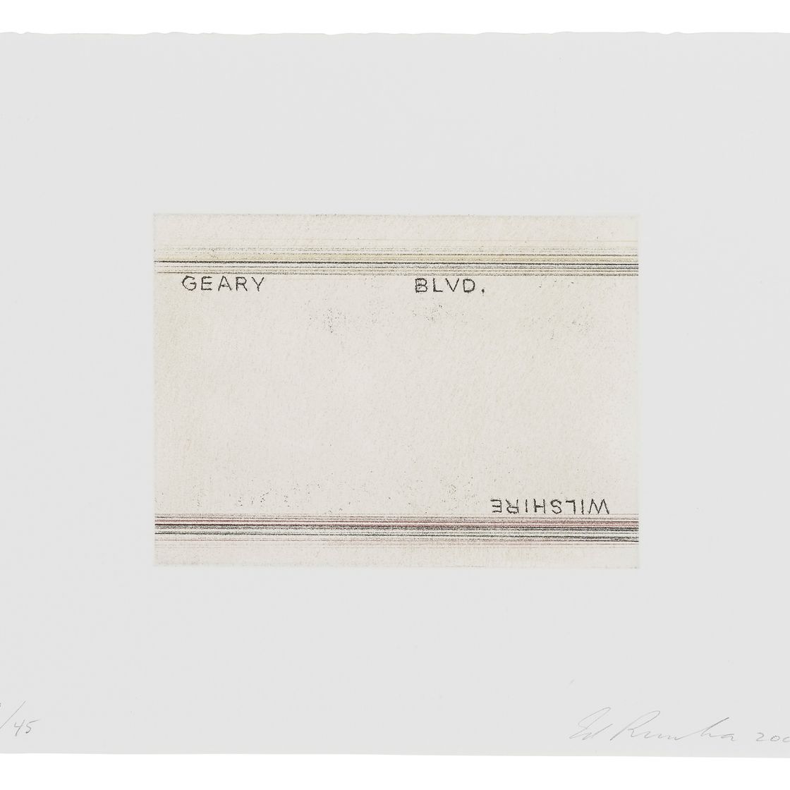 Ed Ruscha — Лос-Франциско, Сан-Анджелес, изображение 2