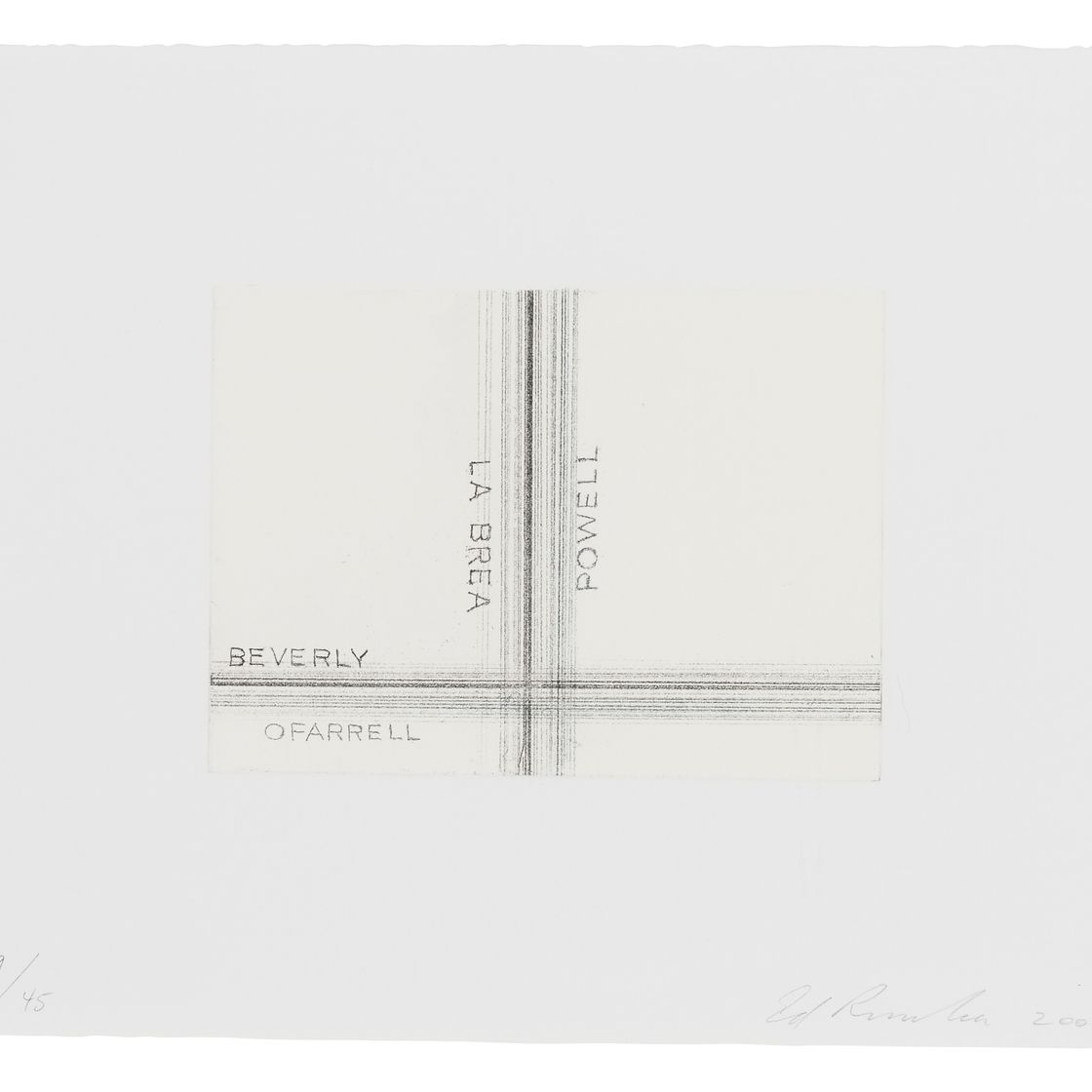 Ed Ruscha — Лос-Франциско, Сан-Анджелес, изображение 4