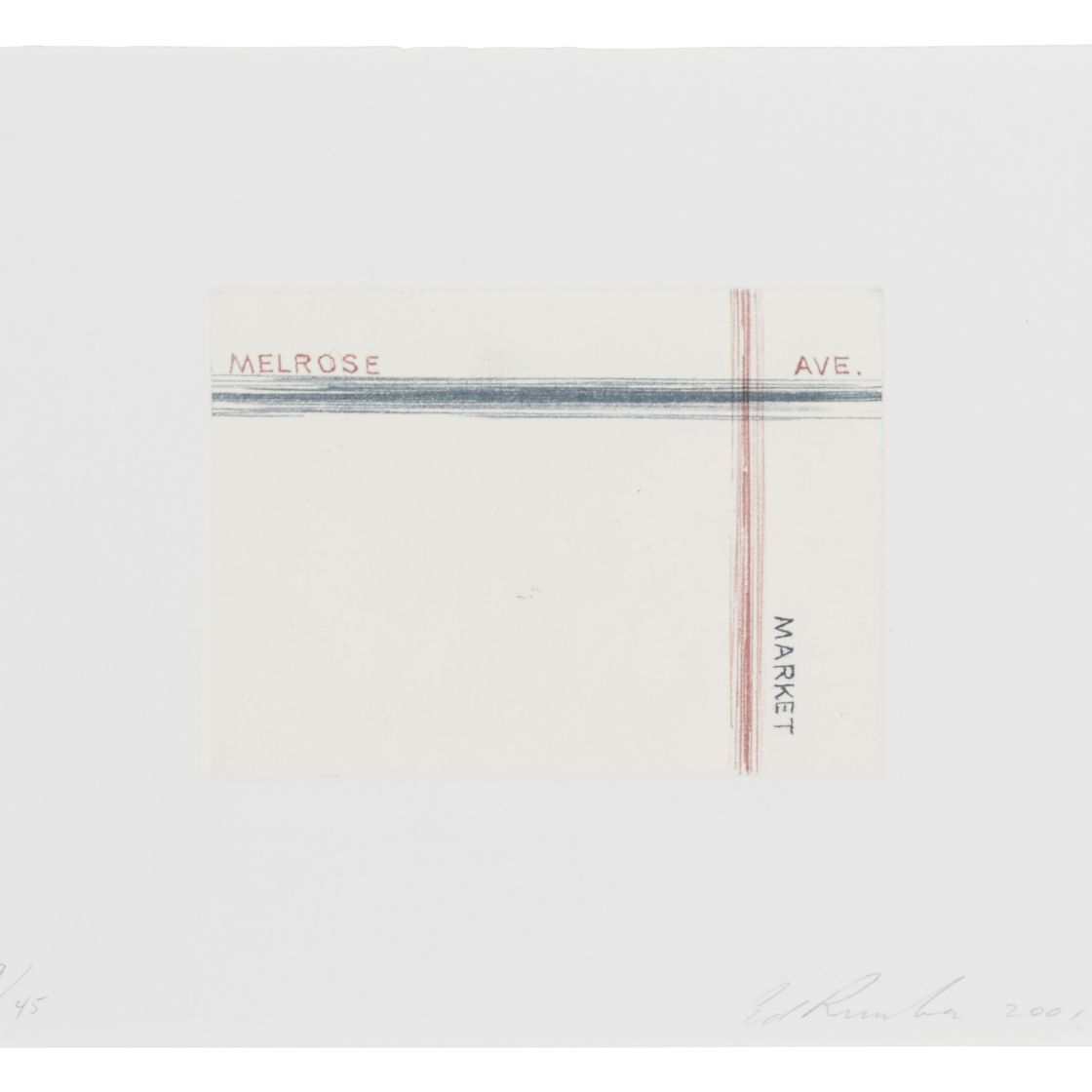 Ed Ruscha — Лос-Франциско, Сан-Анджелес, изображение 5