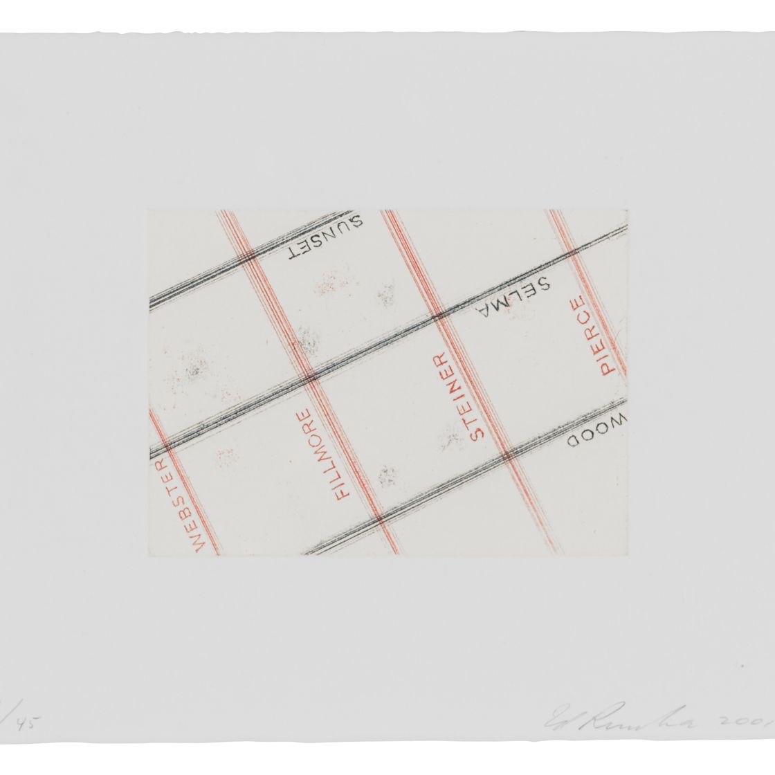 Ed Ruscha — Лос-Франциско, Сан-Анджелес, изображение 6