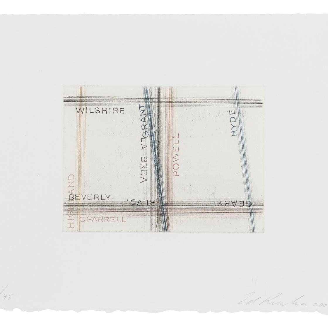 Ed Ruscha — Лос-Франциско, Сан-Анджелес, изображение 7
