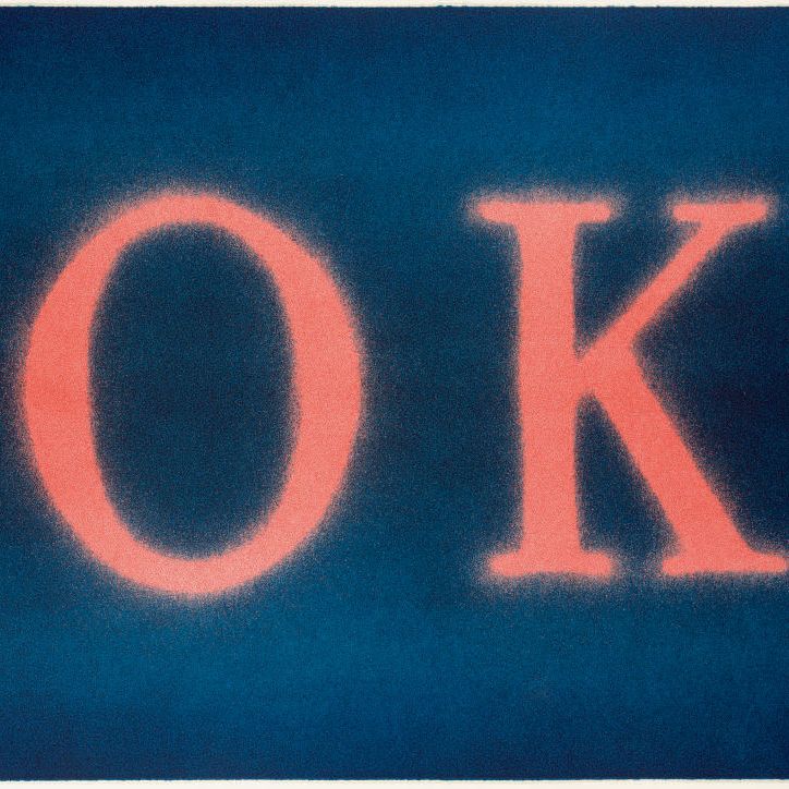 Ed Ruscha — ОК (состояние I) (E. 197)