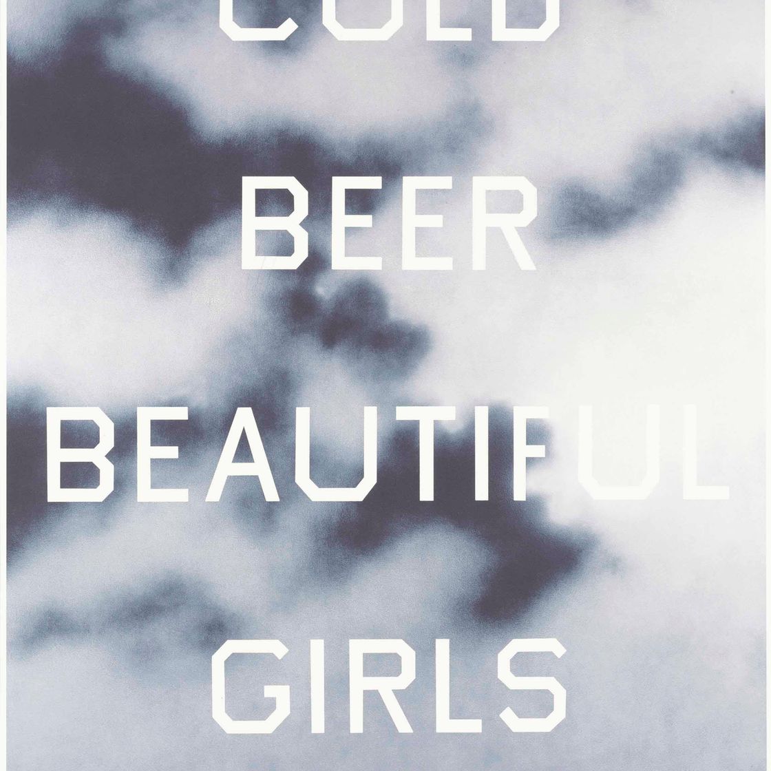 Ed Ruscha — Холодное Пиво, Красивые Девушки