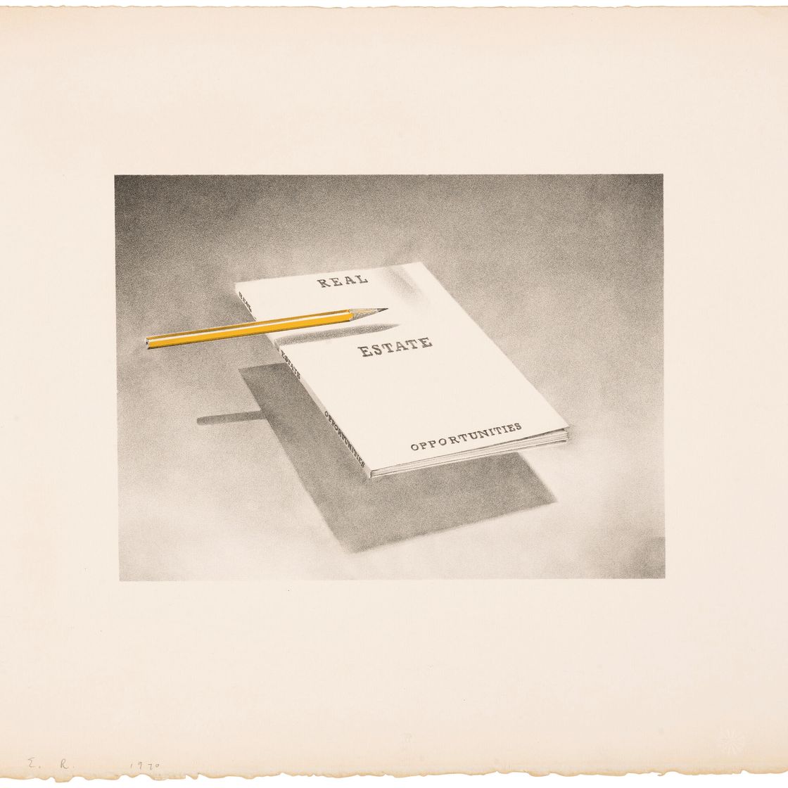 Ed Ruscha — Возможности в сфере недвижимости, судя по обложкам книг