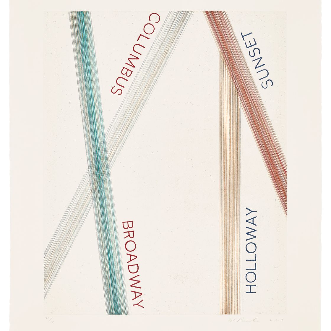 Ed Ruscha — Лос-Анджелесский футбольный клуб №3