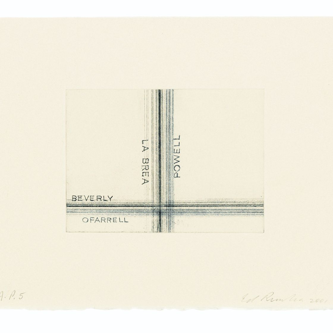 Ed Ruscha — Лос-Франциско, Сан-Анджелес, изображение 4