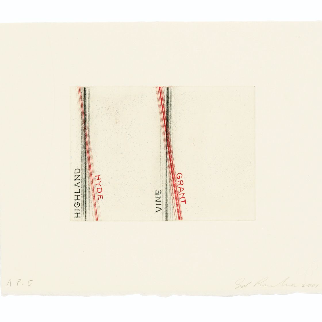 Ed Ruscha — Лос-Франциско, Сан-Анджелес, изображение 5