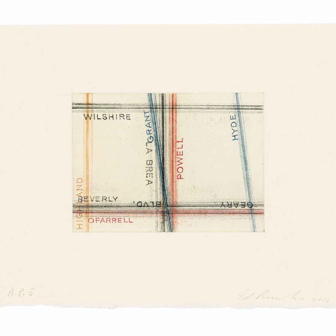 Ed Ruscha — Лос-Франциско, Сан-Анджелес, изображение 6