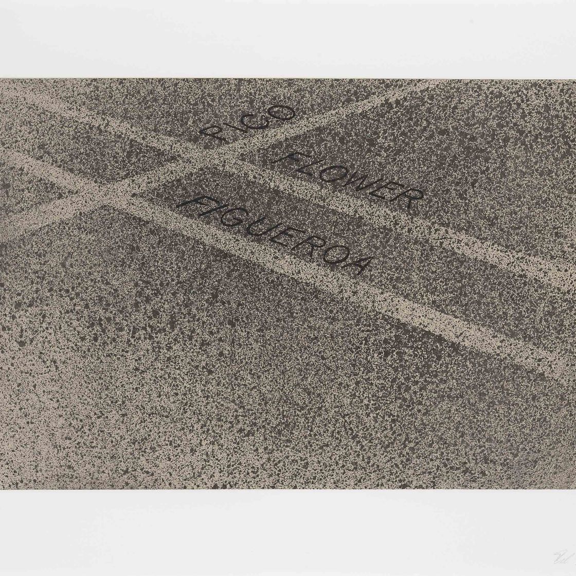 Ed Ruscha — Пико, Цветок, Фигероа, из портфолио MoCA