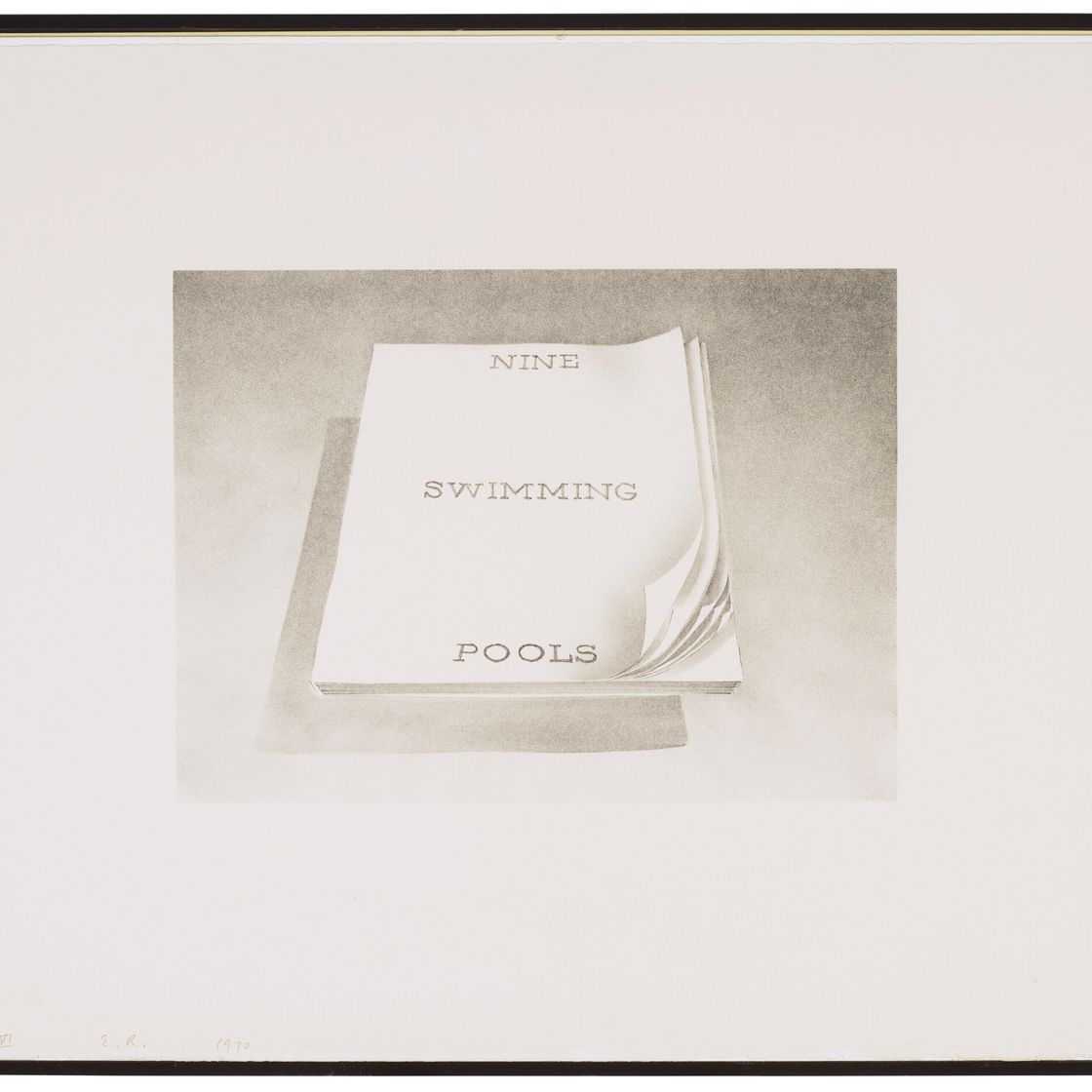 Ed Ruscha — Девять плавательных бассейнов из серии "Обложки для книг", изображение 2