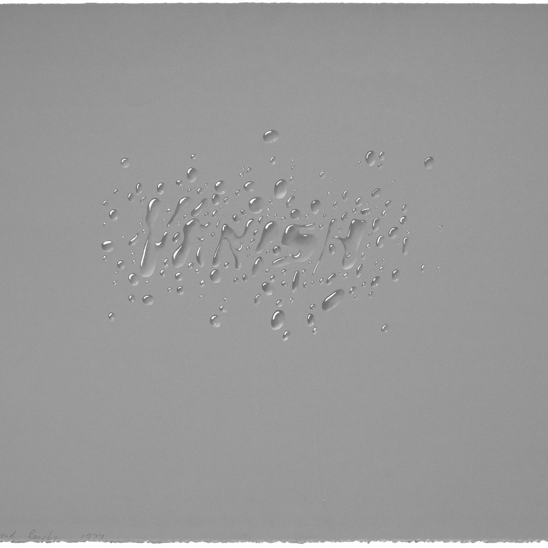 Ed Ruscha — Пропадать