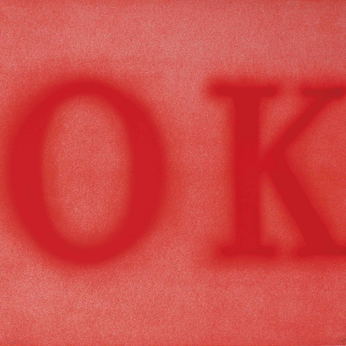 Ed Ruscha — ОК (состояние II)