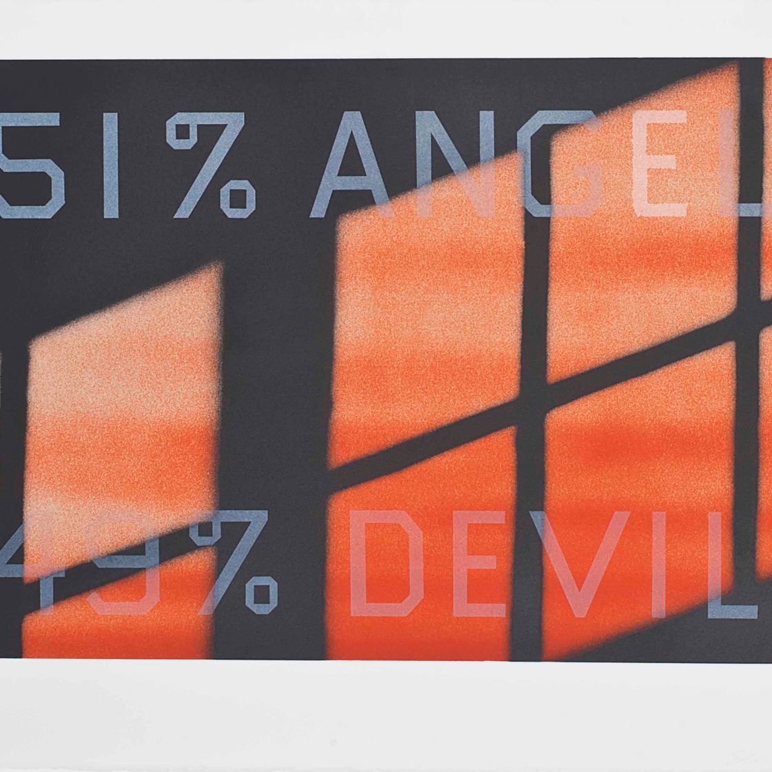 Ed Ruscha — 51 Ангел 49 Дьявол