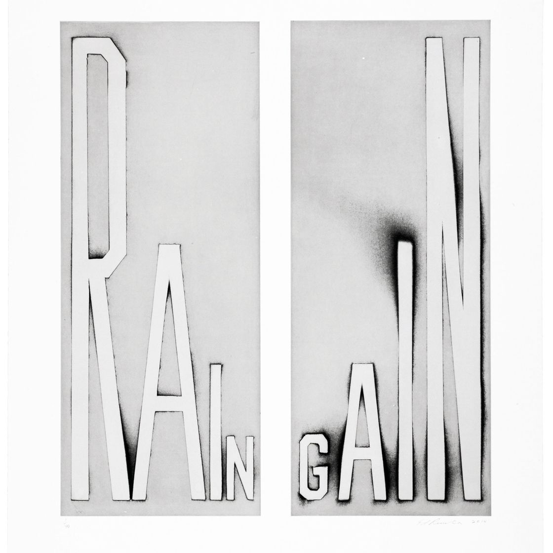Ed Ruscha — Усиление дождя