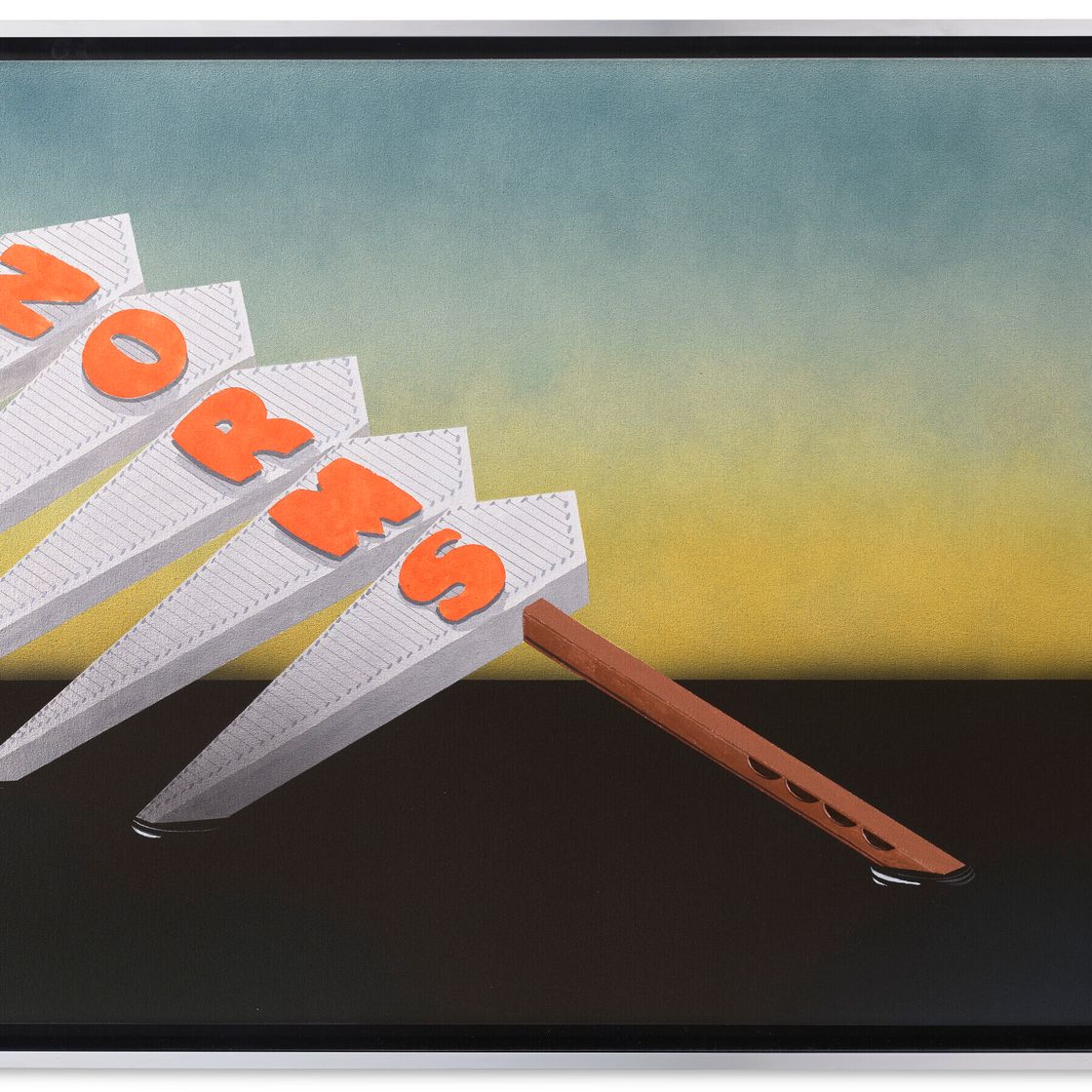 Ed Ruscha — Ла Сьенега Нормы тонет в нефтехимическом болоте, изображение 2