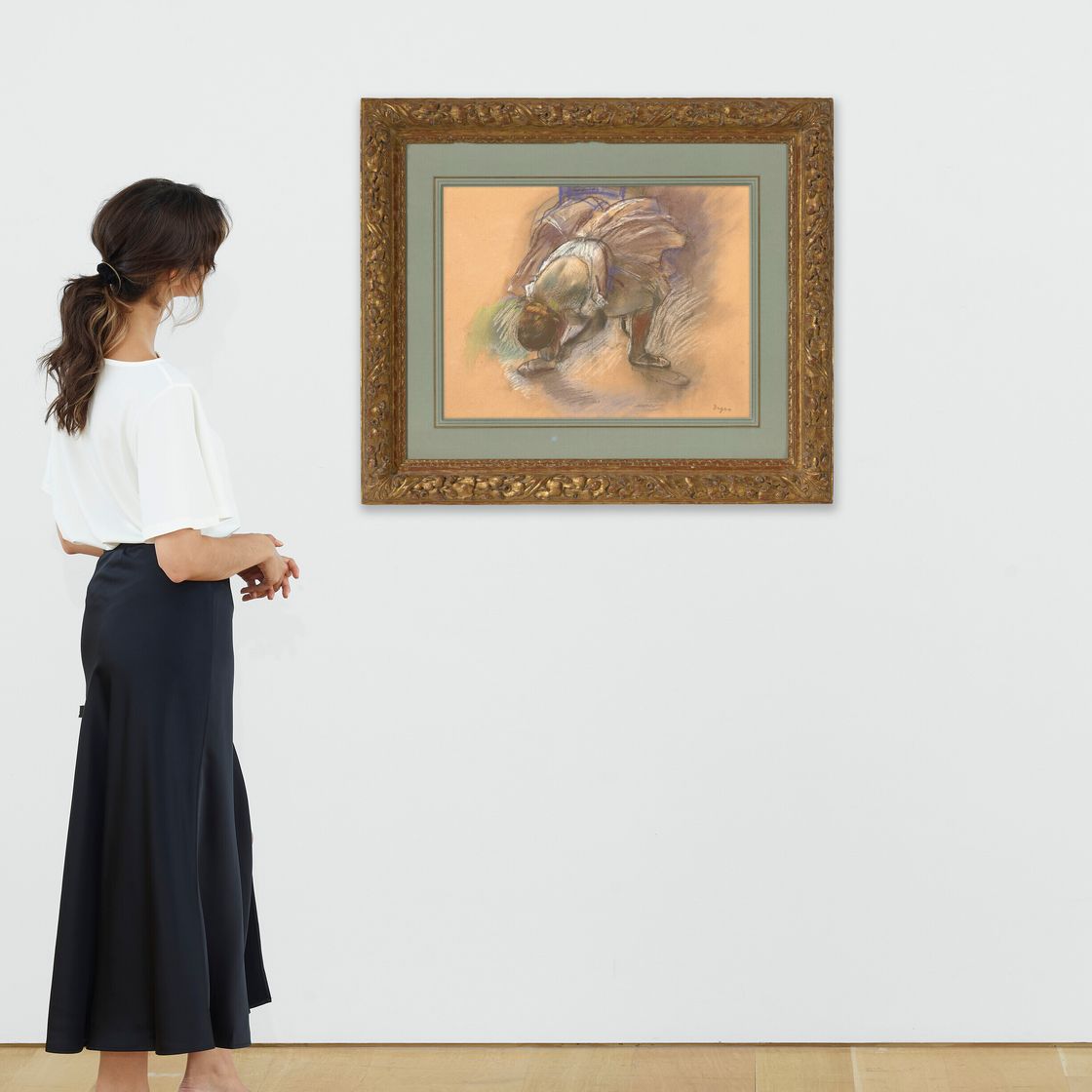 Edgar Degas — Танцовщица радуется сыну Шоссона., изображение 3