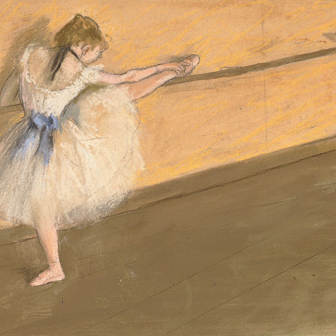 Edgar Degas — Танцовщица у станка, изображение 1