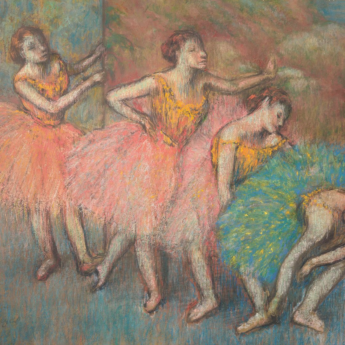 Edgar Degas — Четверка танцовщиц
