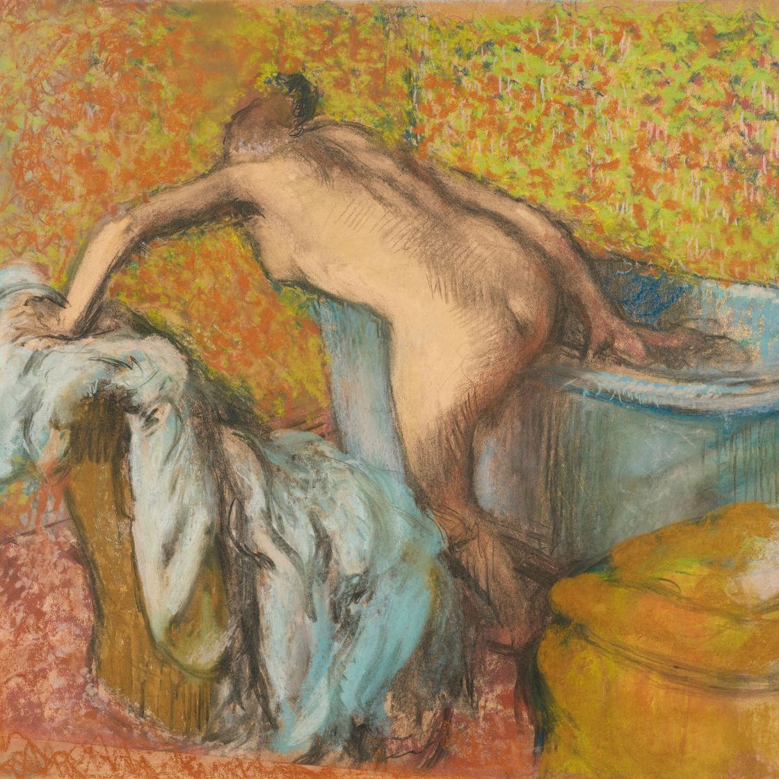 Edgar Degas — Женщина-сортировщица в бэйне, изображение 1