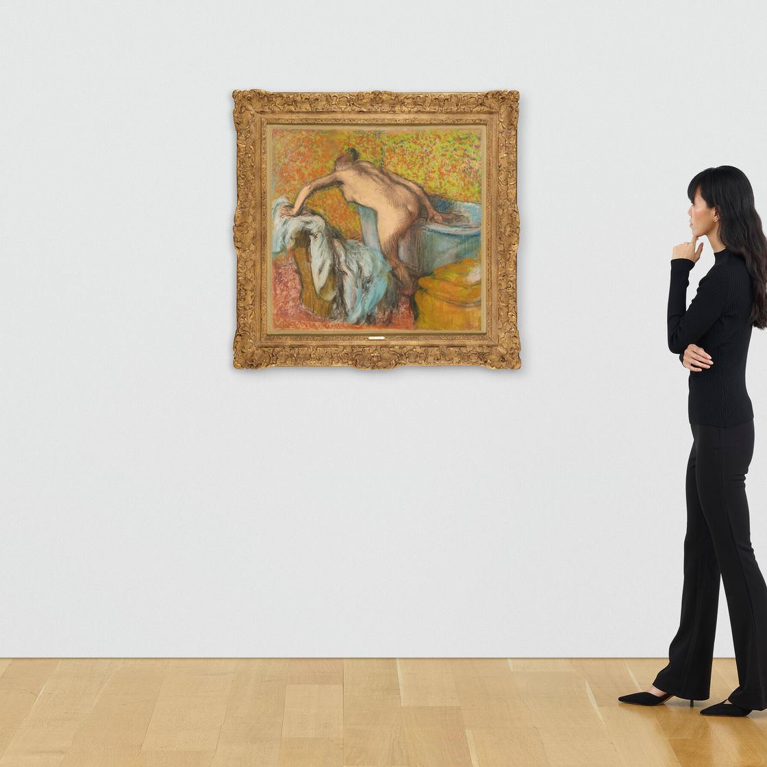 Edgar Degas — Женщина-сортировщица в бэйне, изображение 3