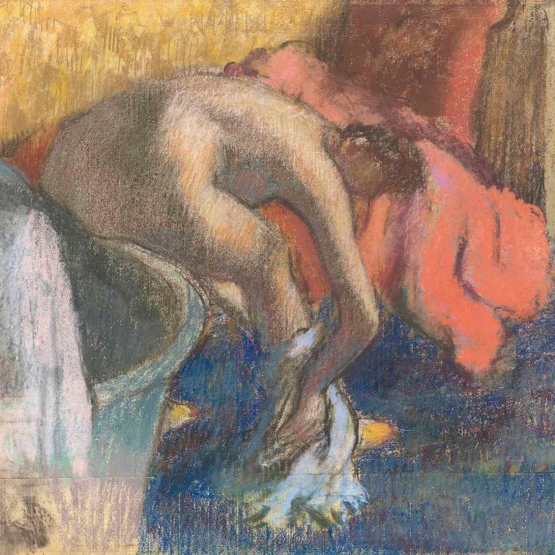 Edgar Degas — Апре-бэн, женщина, готовящая завтрак (румяна для пеньюара)