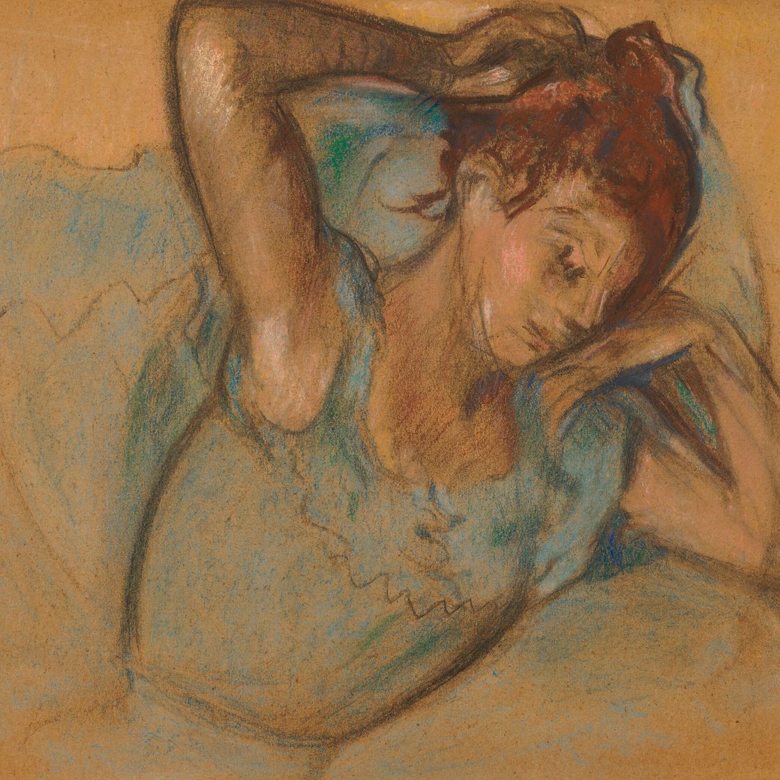 Edgar Degas — Бюст танцовщицы, изображение 1