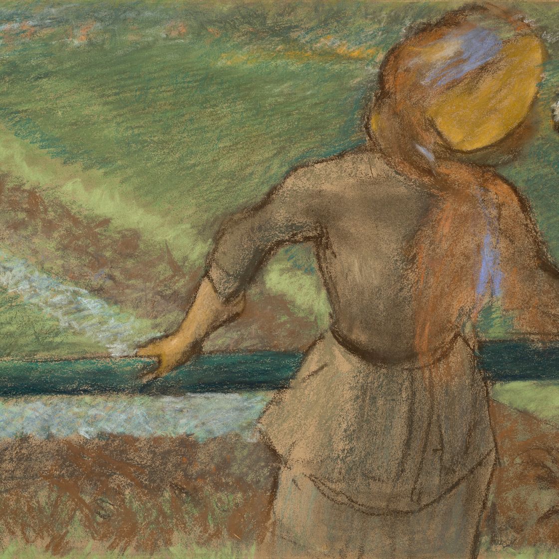 Edgar Degas — Две женщины-причиндалы, изображение 1