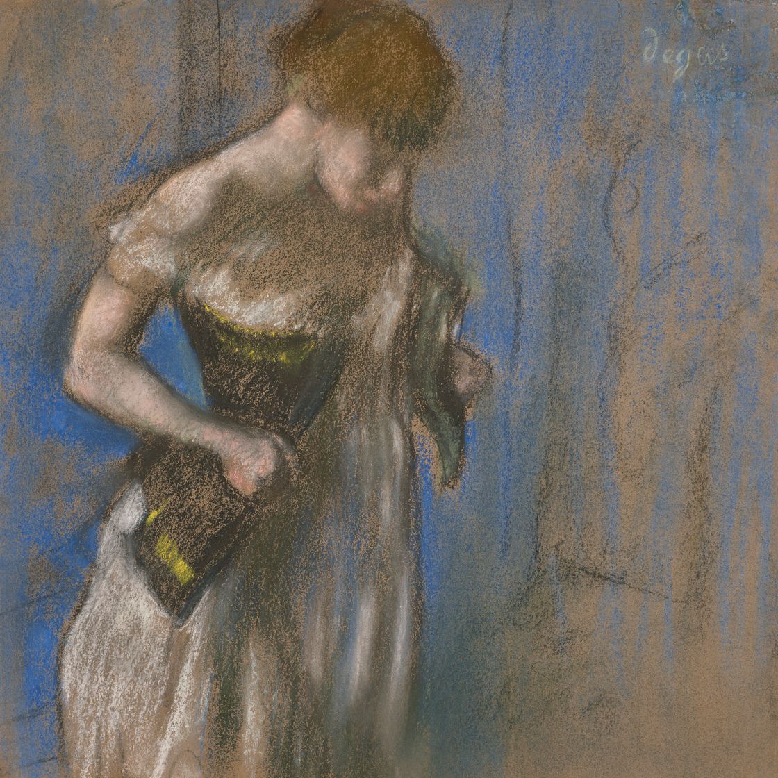 Edgar Degas — Корсет Femme mettant для сына, изображение 1