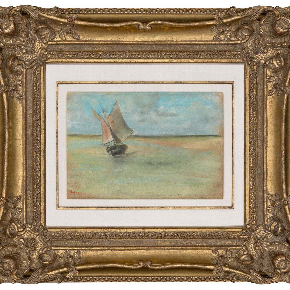 Edgar Degas — Пещерный замок у входа в порт для погружений, изображение 2