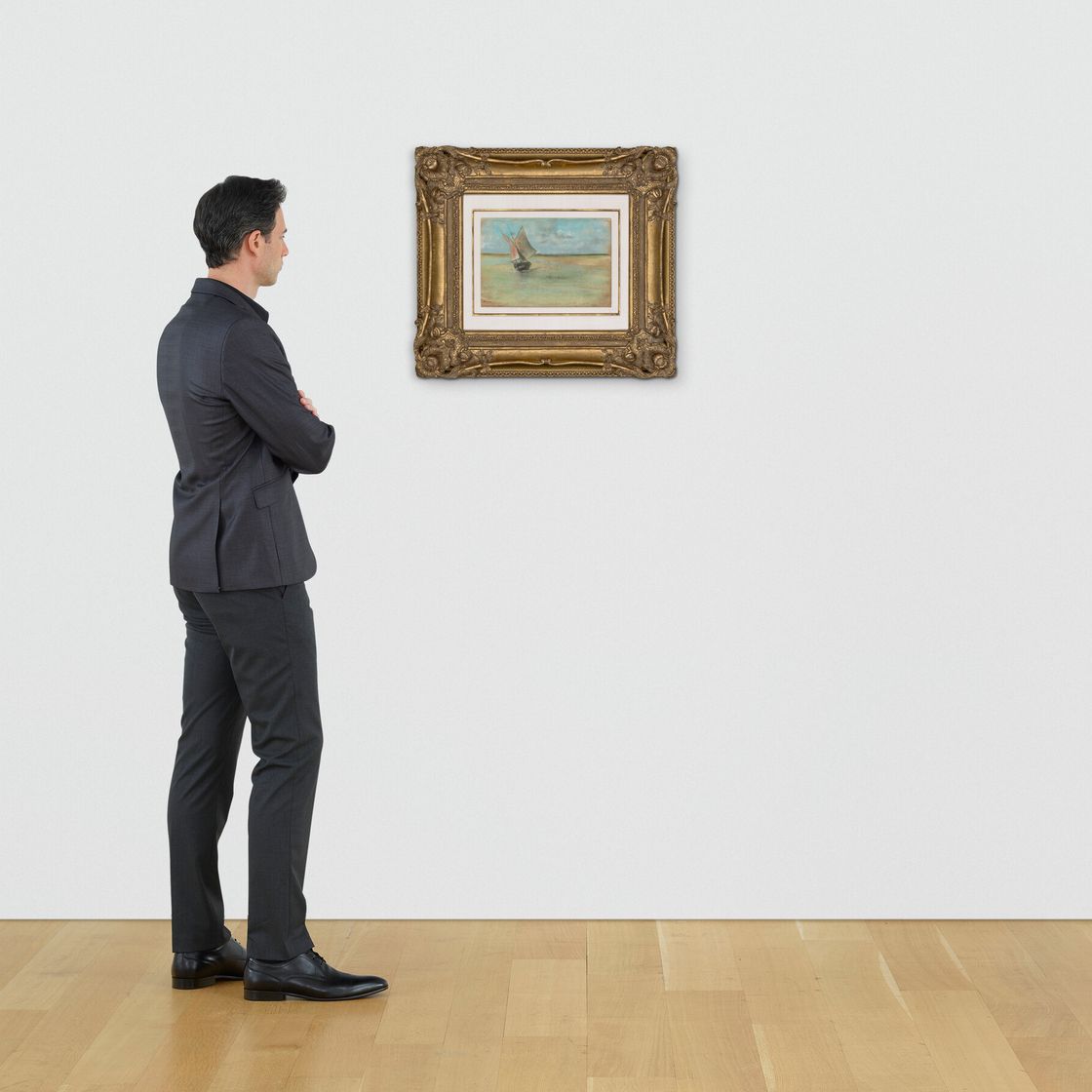 Edgar Degas — Пещерный замок у входа в порт для погружений, изображение 3