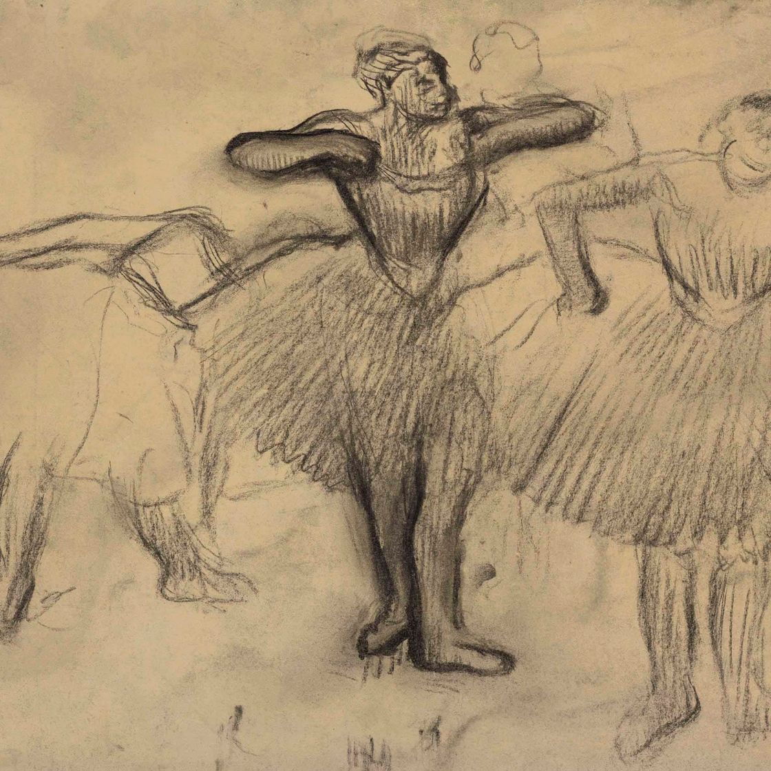 Edgar Degas — Трое танцовщиц