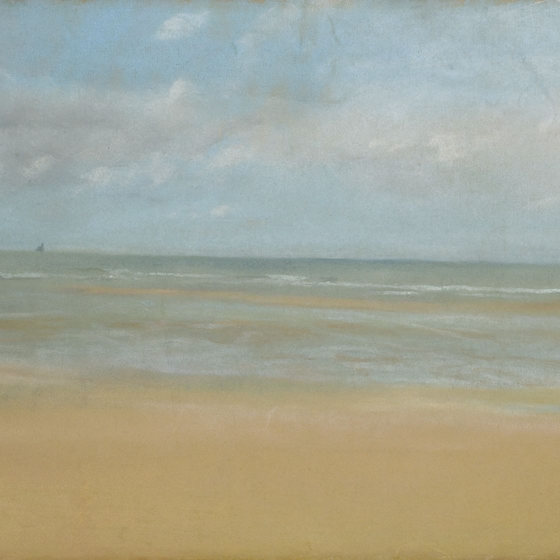 Edgar Degas — Пляж у подножия моря